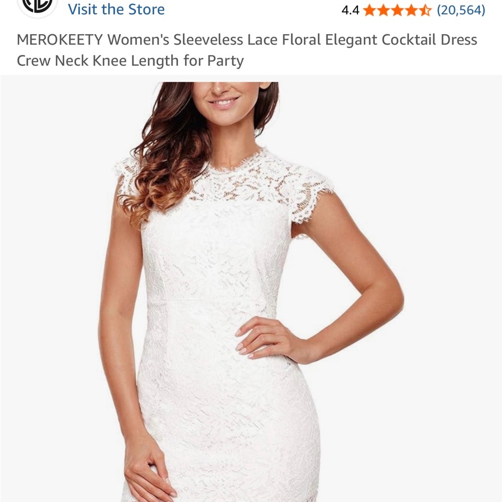 Cream Midi Sheath Dress with Cap Sleeves and Crew Neck